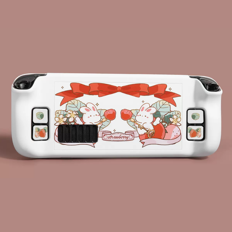 MoeMolly Strawberry Bunny Steam Deck LCD/OLED Protective Case