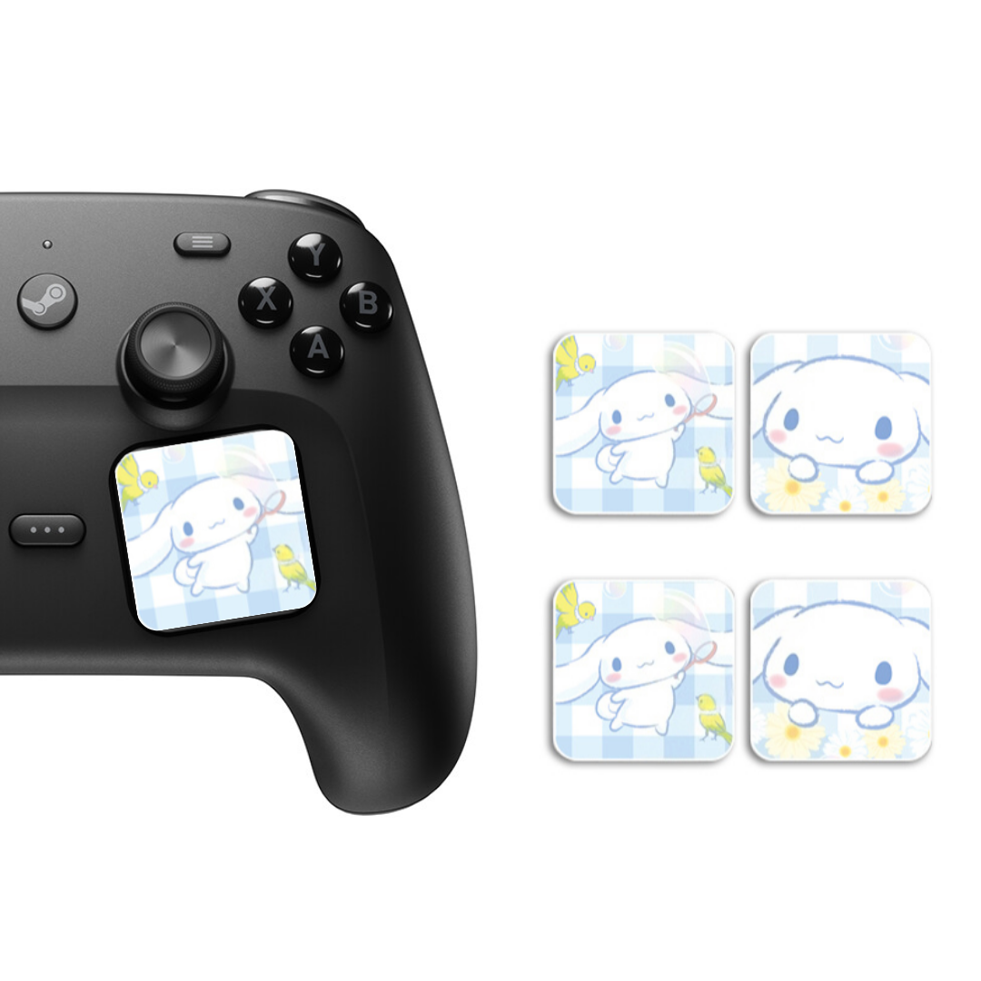 MoeMolly Steam Controller Trackpad Protector Stickers-Blue Cinnamoroll