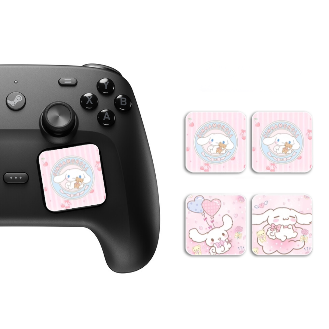 MoeMolly Steam Controller Trackpad Protector Stickers-Pink Cinnamoroll