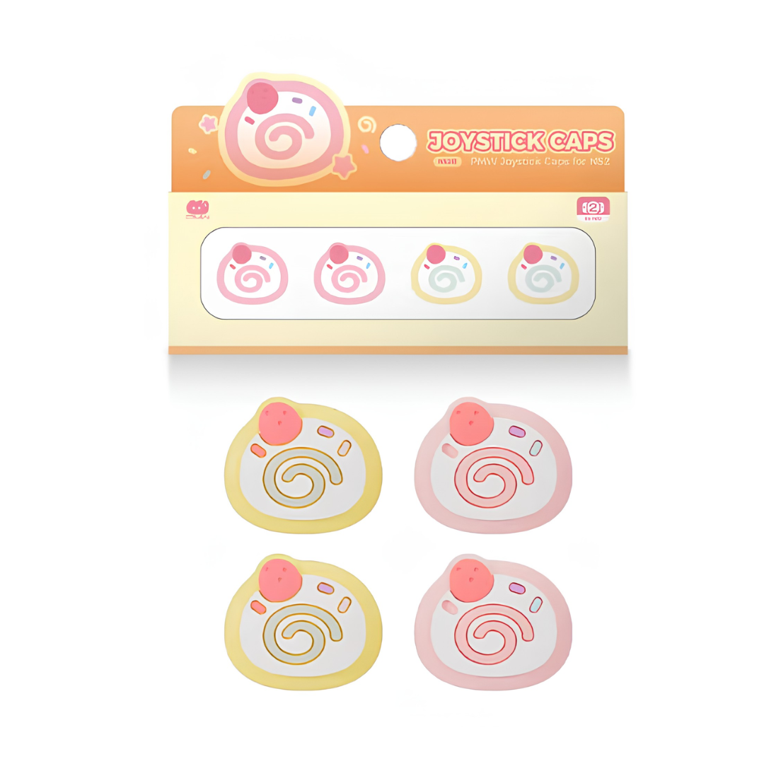 MoeMolly Thumb Grips for Nintendo Switch 2/Steam Deck-Roll Cake