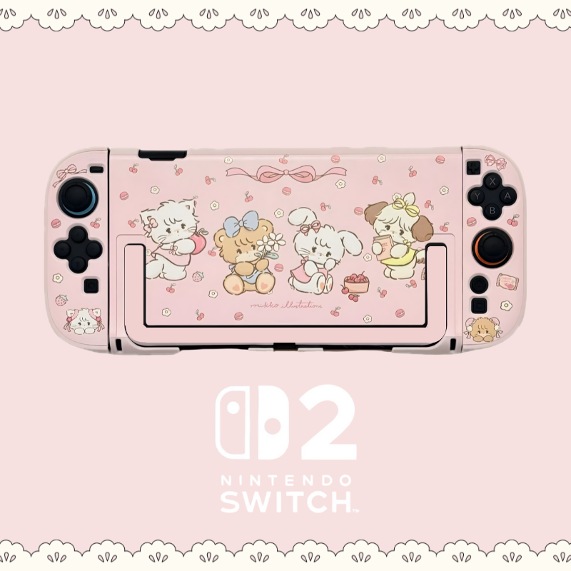 MoeMolly Nintendo Switch 2 Protective Case-Cherry Mikko