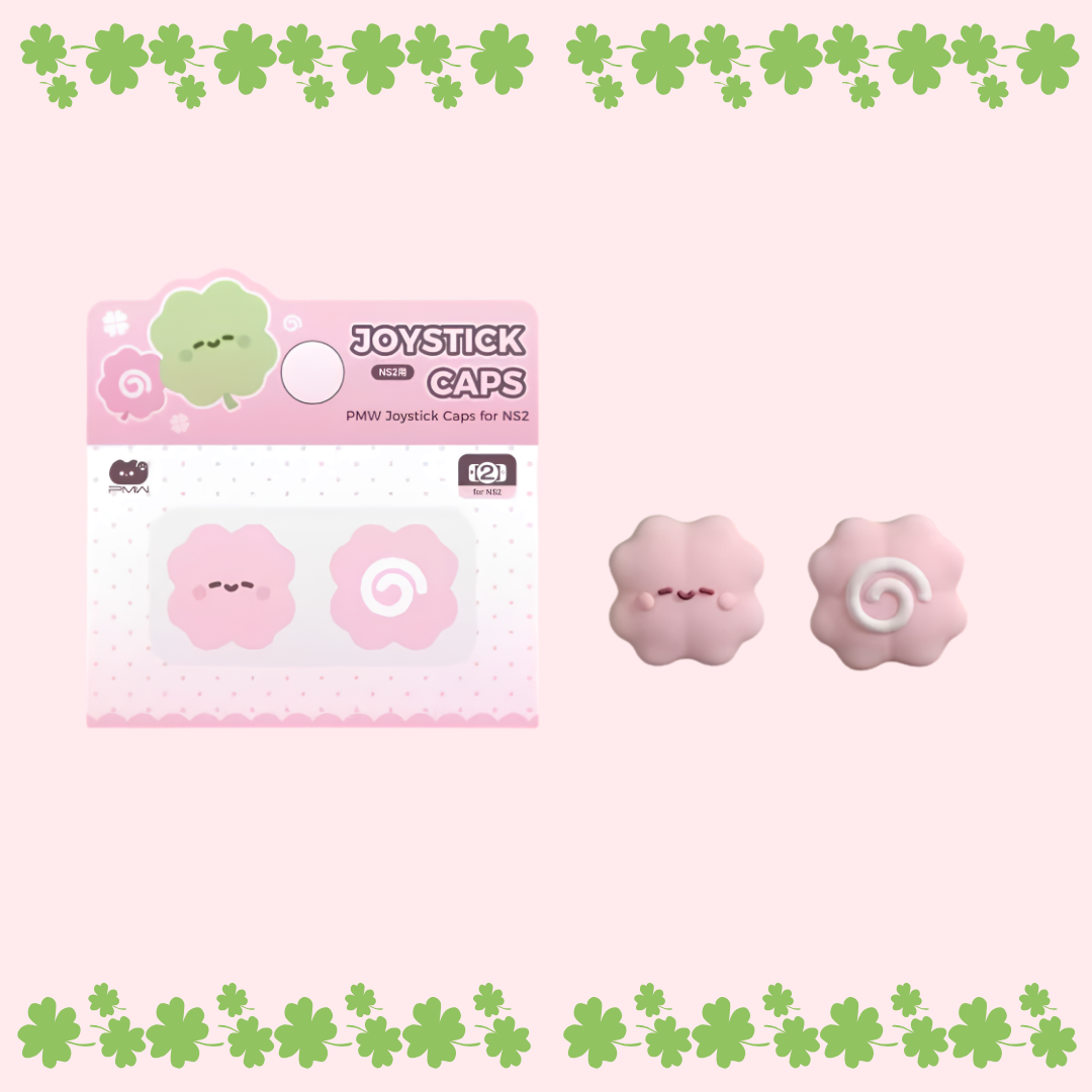 MoeMolly Thumb Grips for Nintendo Switch 2-Lucky Clover
