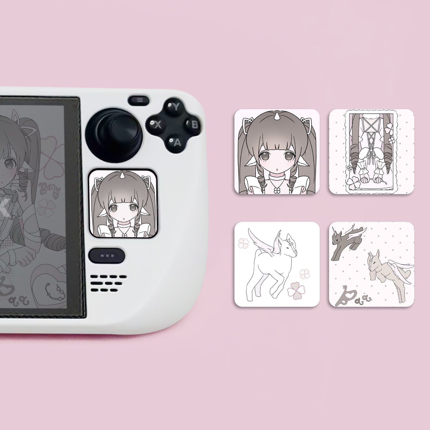 MoeMolly Steam Deck LCD/OLED Protective Case-Unicorn