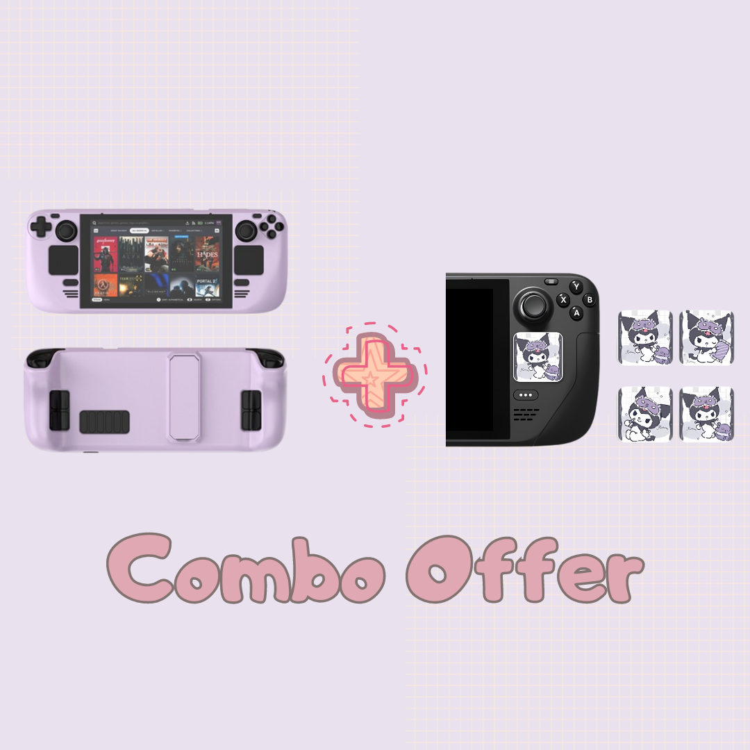 MoeMolly Solid Color Steam Deck LCD/OLED Protective Case-Lilac