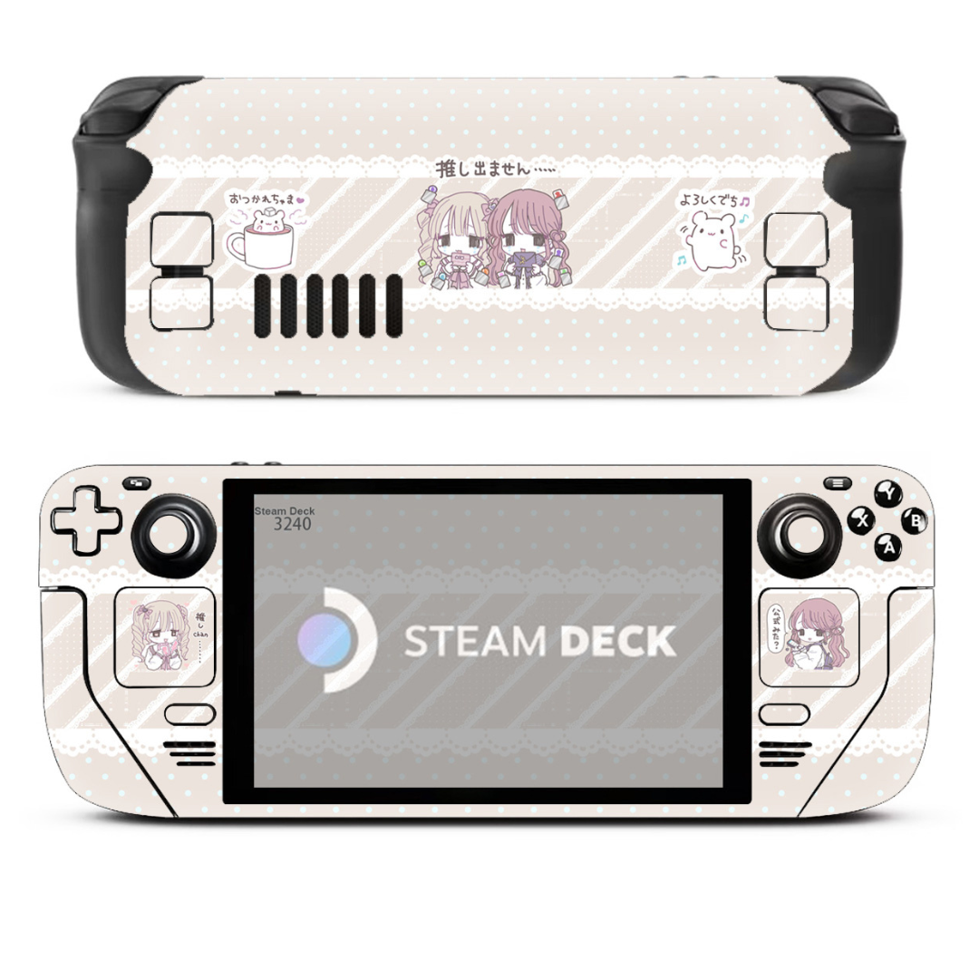 MoeMolly Aesthetic Steam Deck Vinyl Skin-Anime Tea Time