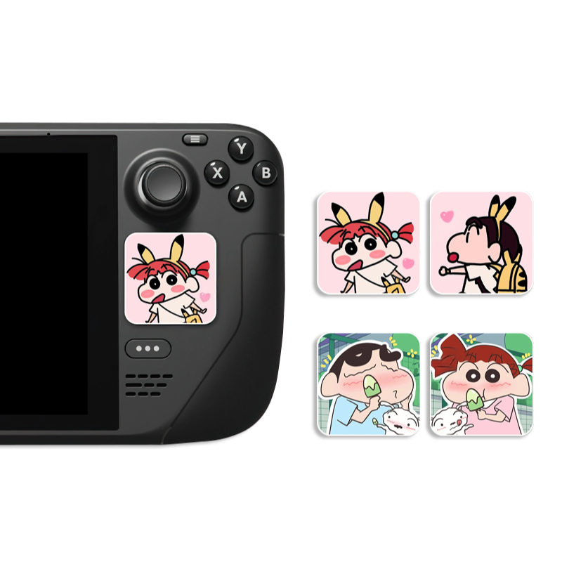 MoeMolly Shin-chan Steam Deck Trackpads Protector Stickers