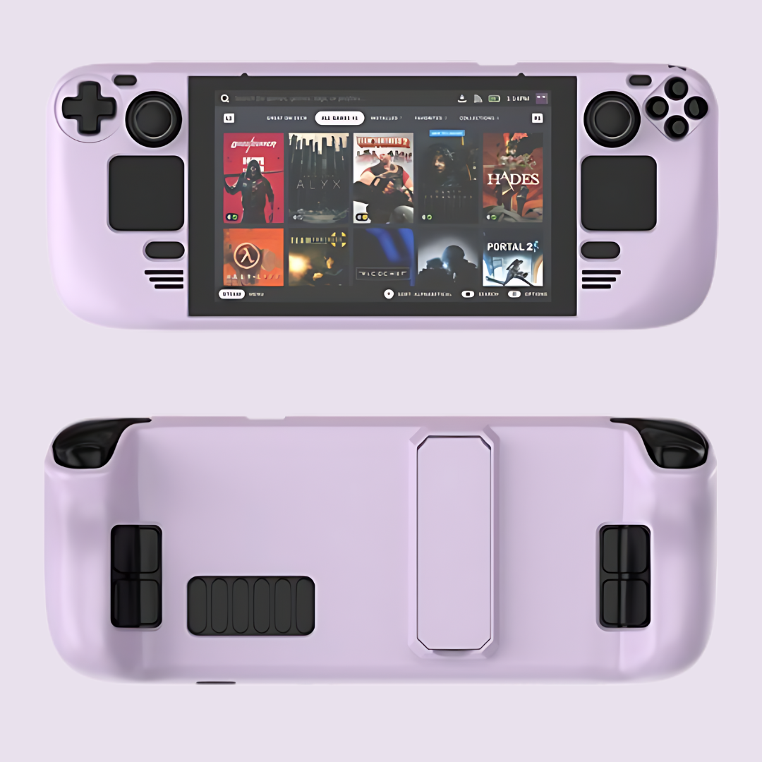 MoeMolly Solid Color Steam Deck LCD/OLED Protective Case-Lilac MoeMolly Solid Color Steam Deck LCD/OLED Protective Case-Lilac