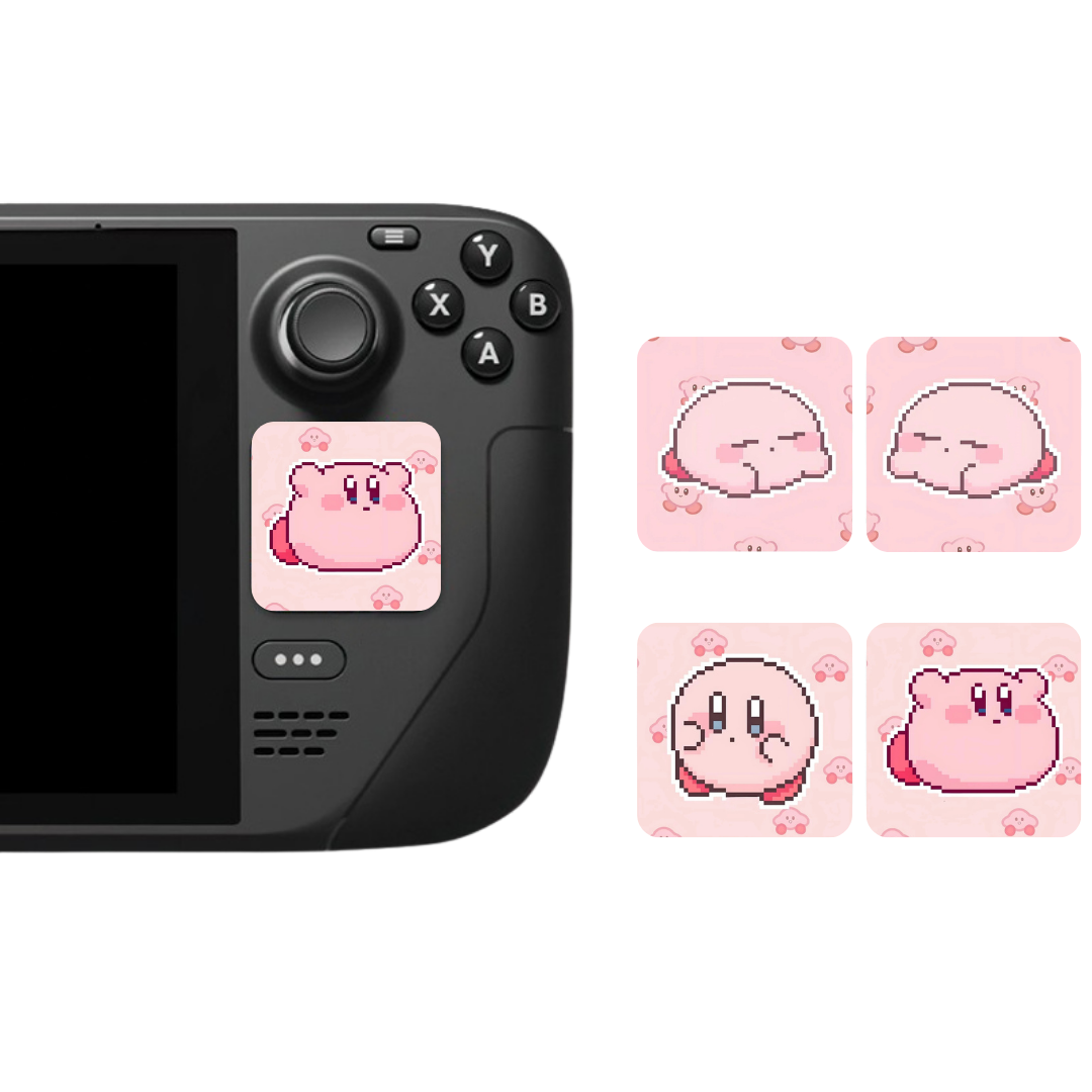 MoeMolly Steam Deck Trackpad Protector Stickers-Pixel Kirby