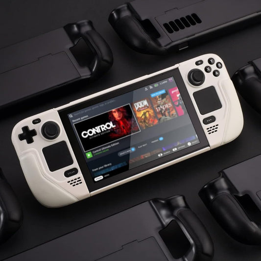 MoeMolly Contrast Color Steam Deck LCD/OLED Protective Case-White