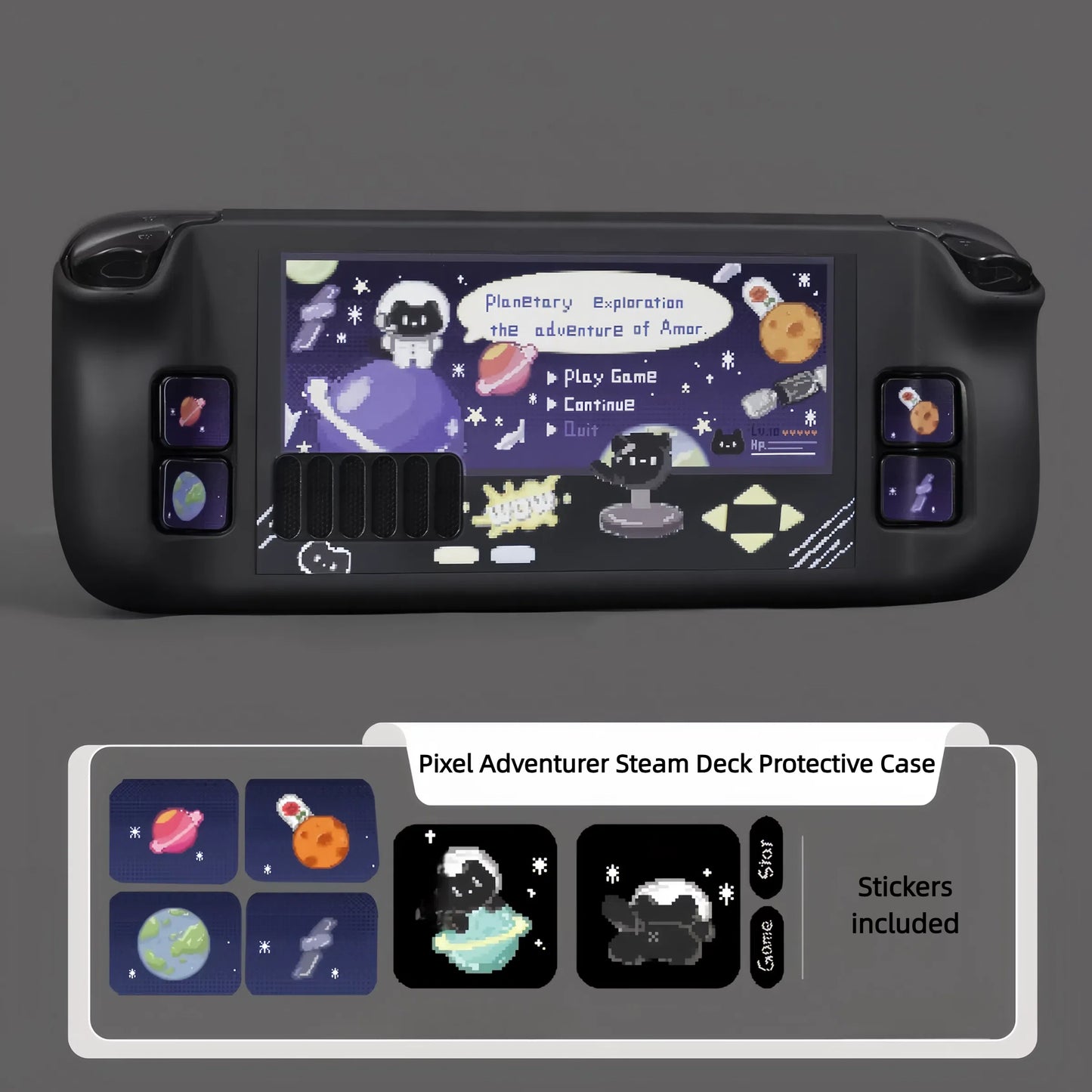MoeMolly Pixel Adventurer Steam Deck LCD/OLED Protective Case