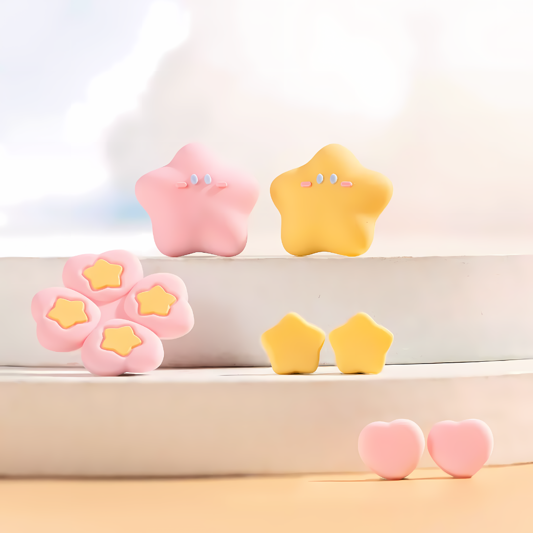 MoeMolly Kirby Button Caps for Nintendo Switch/OLED