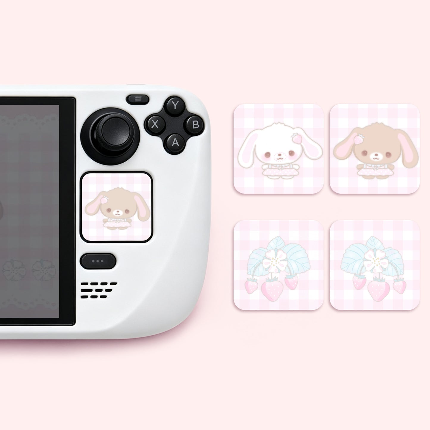 MoeMolly Steam Deck LCD/OLED Protective Case-Strawberry Sugarbunnies