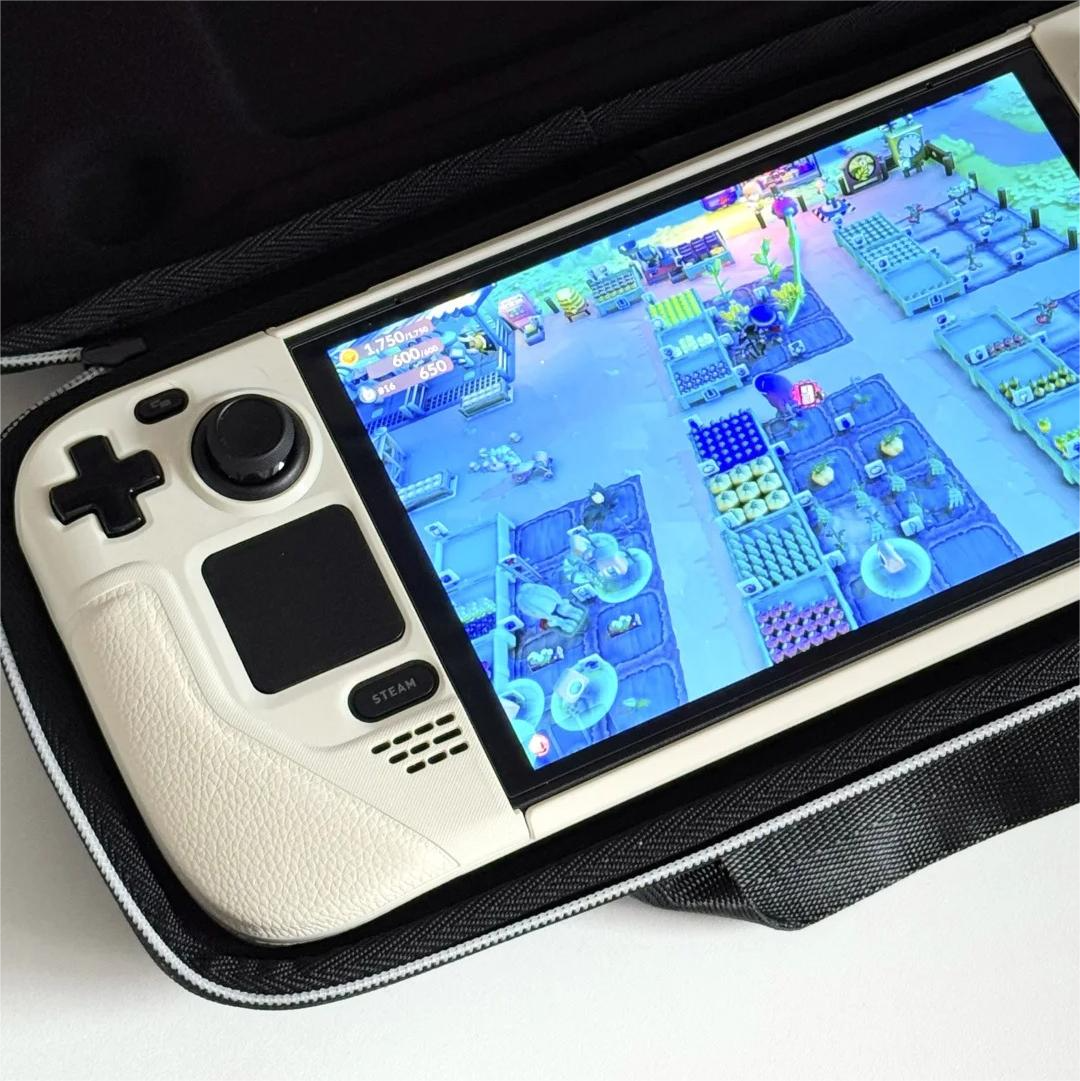 MoeMolly Contrast Color Steam Deck LCD/OLED Protective Case-White