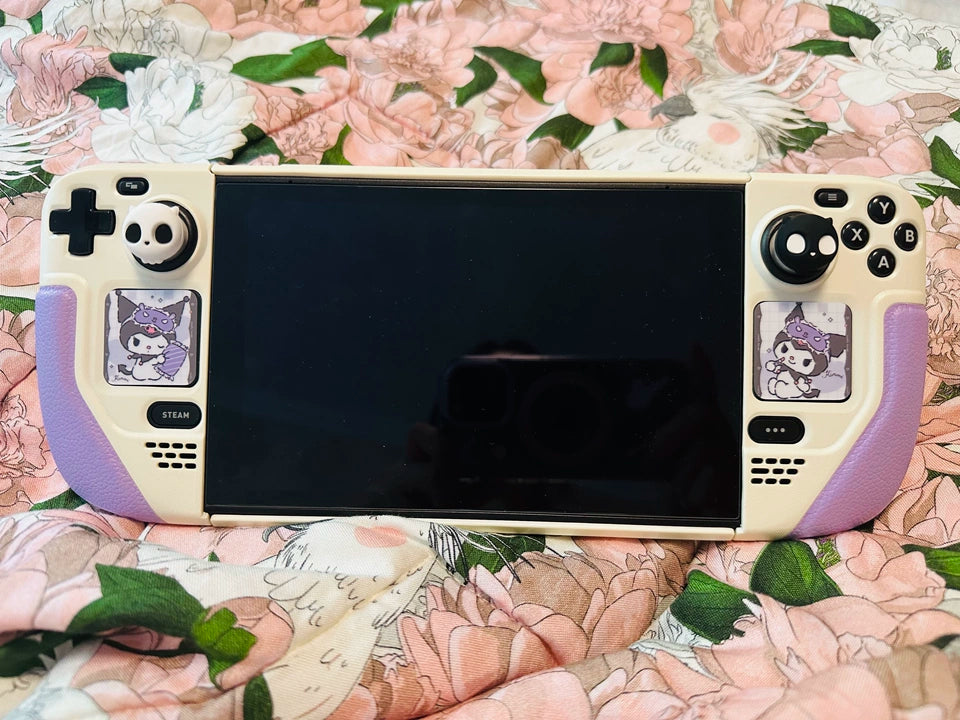 MoeMolly Contrast Color Steam Deck LCD/OLED Protective Case-Purple&White