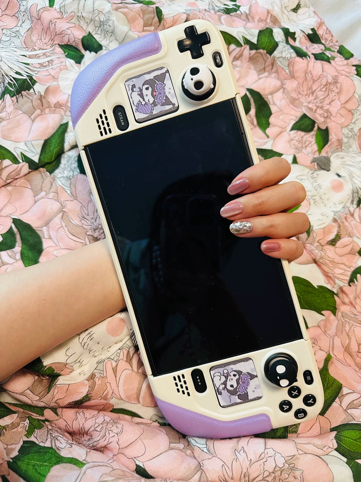 MoeMolly Contrast Color Steam Deck LCD/OLED Protective Case-Purple&White