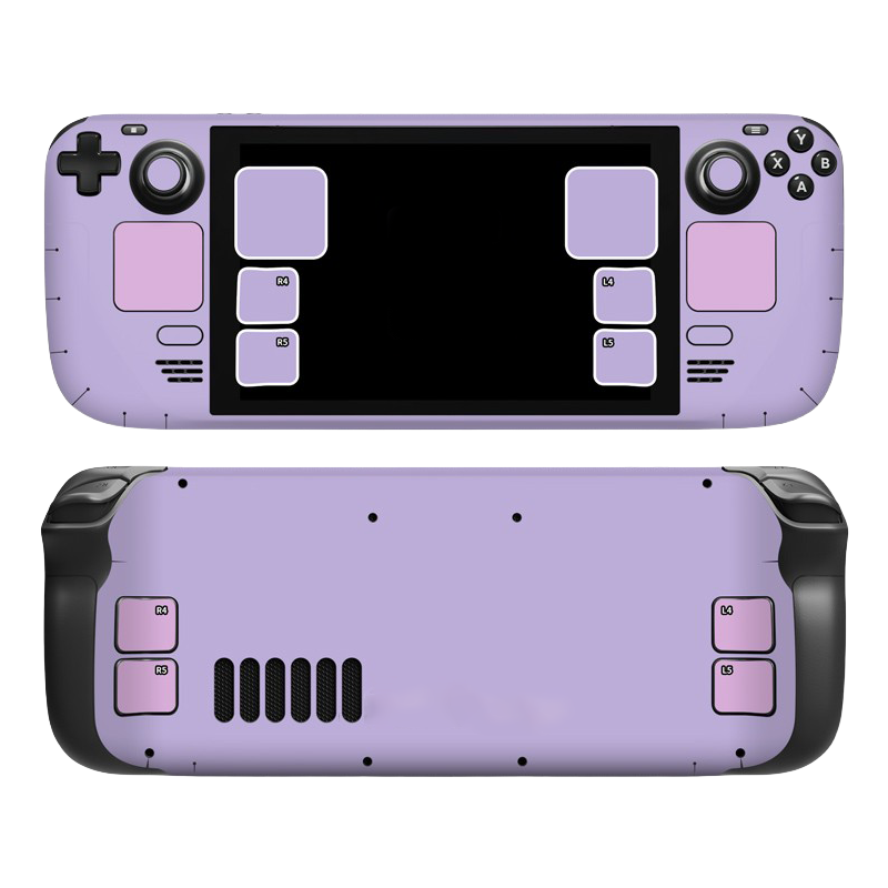 MoeMolly Colorful Steam Deck Skin Stickers-Purple