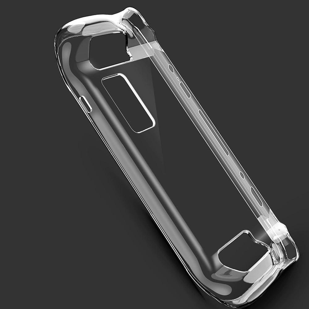 MoeMolly Half-Wrapped Clear Steam Deck Protective Case