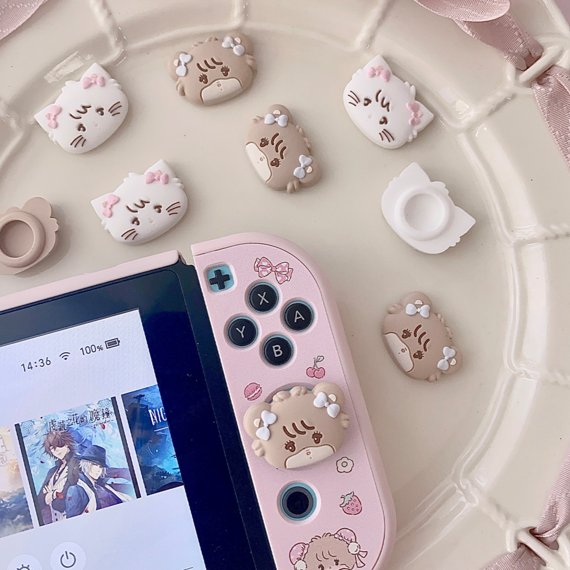 MoeMolly Mikko Thumb Grips for Nintendo Switch/OLED