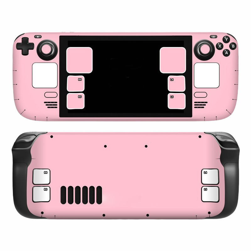MoeMolly Colorful Steam Deck Skin Stickers-Pink