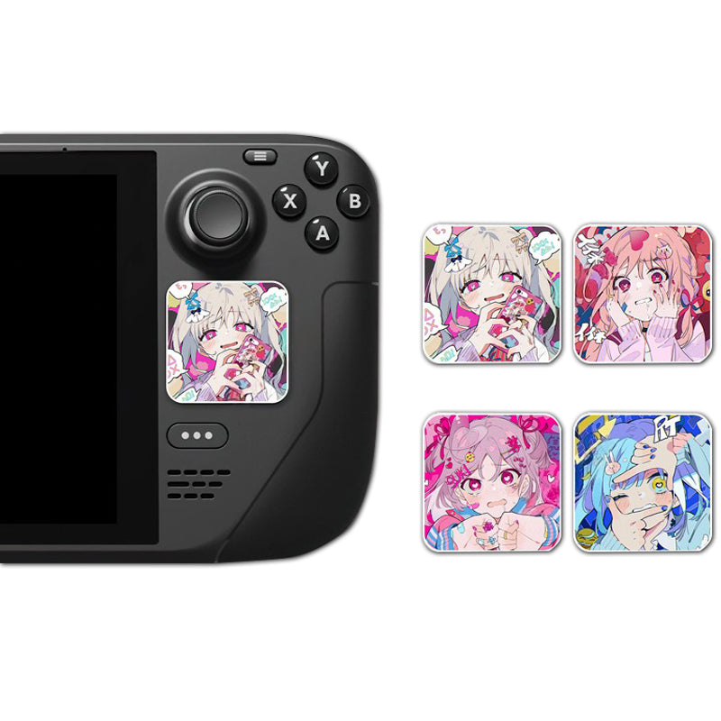 MoeMolly Honey Girl Steam Deck Trackpads Protector Stickers