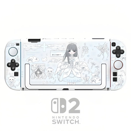 MoeMolly Angelic Girl Nintendo Switch 2 Protective Case