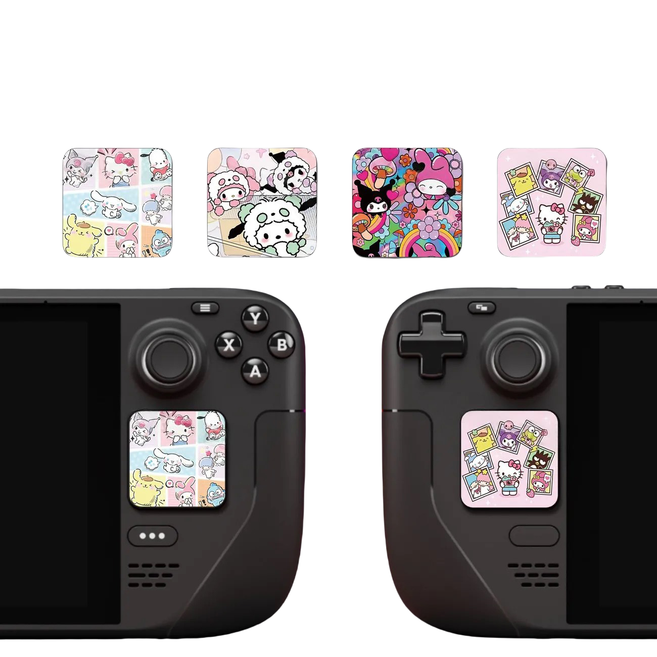 MoeMolly Sanrio Friends Steam Deck Trackpads Protector Skin Stickers-Selfie