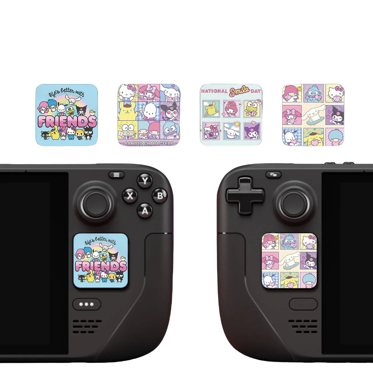 MoeMolly Sanrio Friends Steam Deck Trackpads Protector Skin Stickers