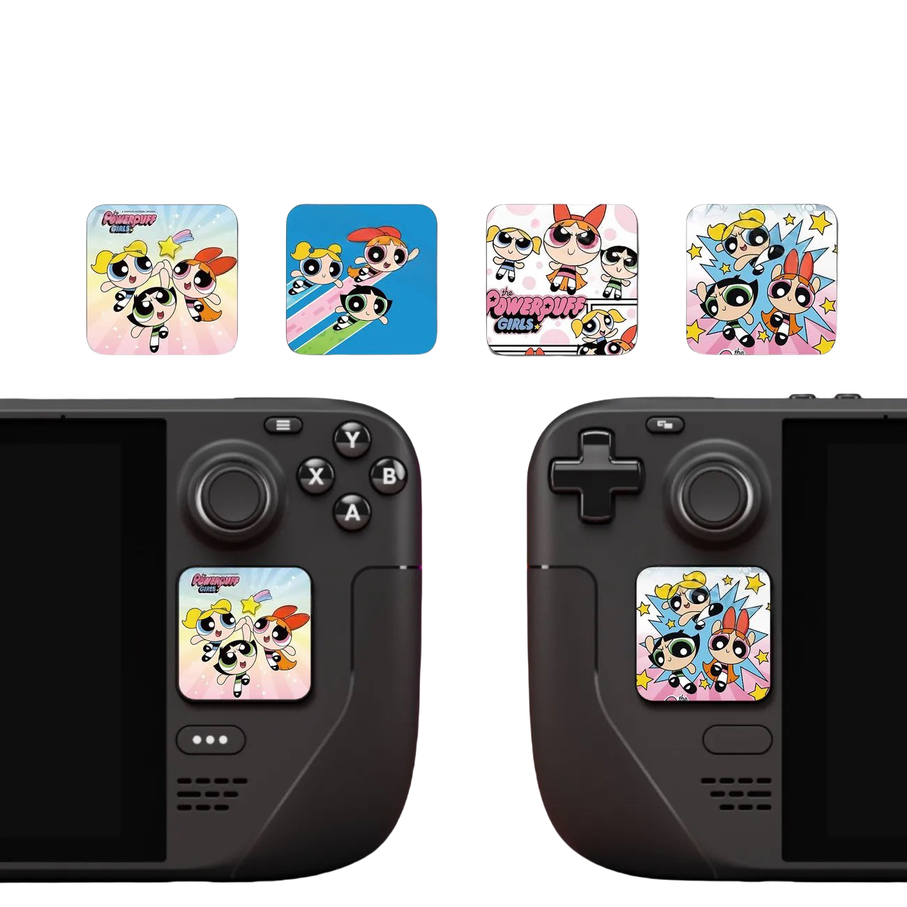 MoeMolly The Powerpuff Girls Steam Deck Trackpads Protector Skin Stickers
