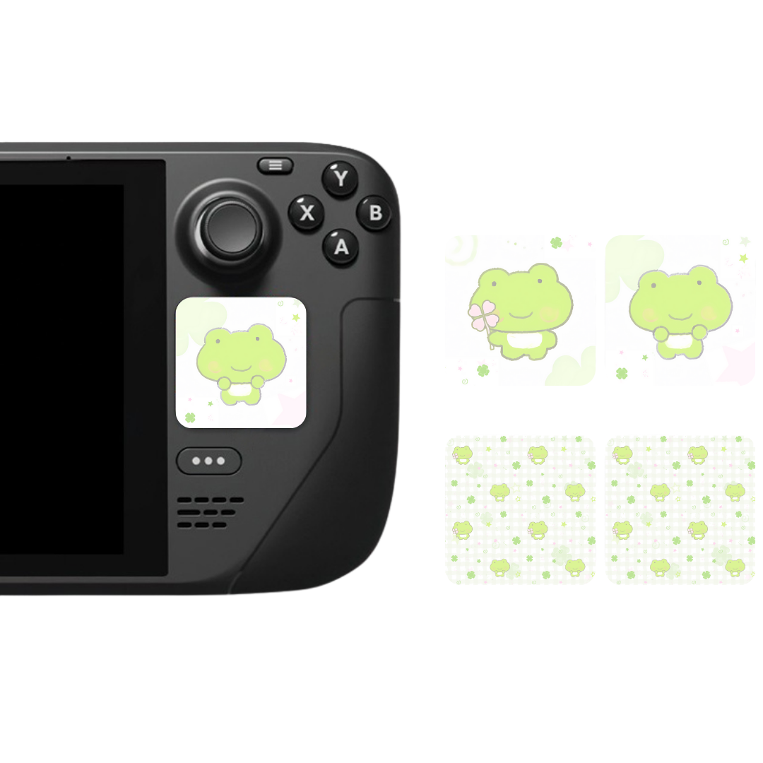 MoeMolly Froggy Steam Deck Trackpad Protector Stickers