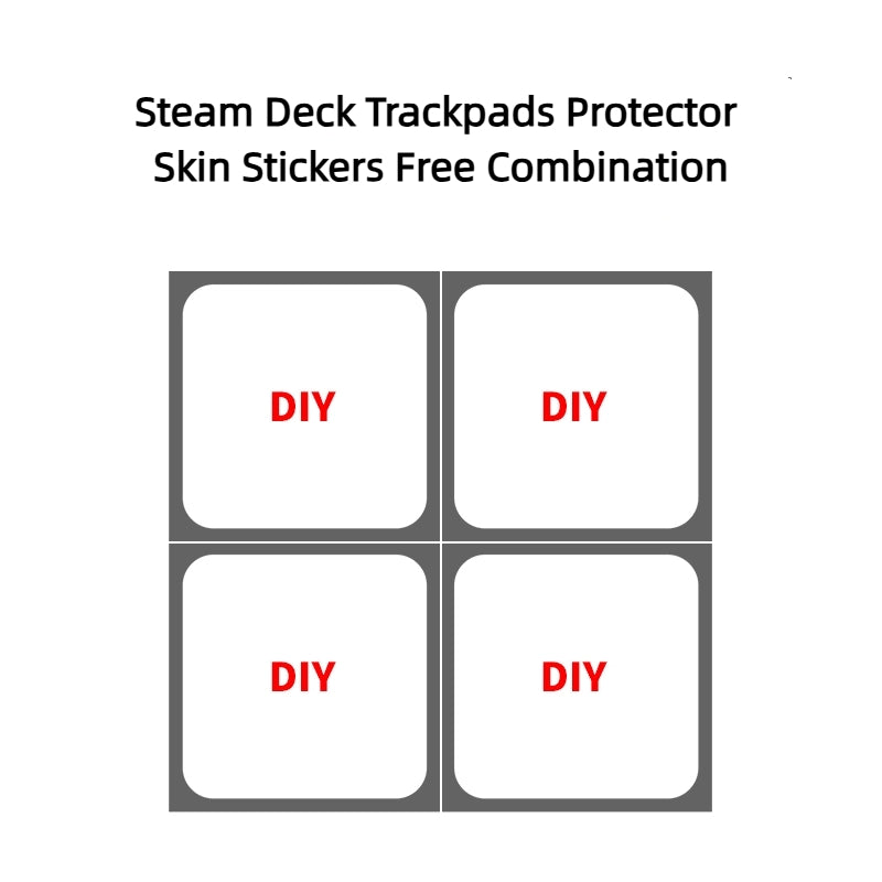 MoeMolly SteamDeck Trackpads Protector Skin Stickers Free Combination