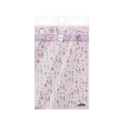 MoeMolly Sanrio Embossed Nail Art/Guka Craft Stickers-Kuromi
