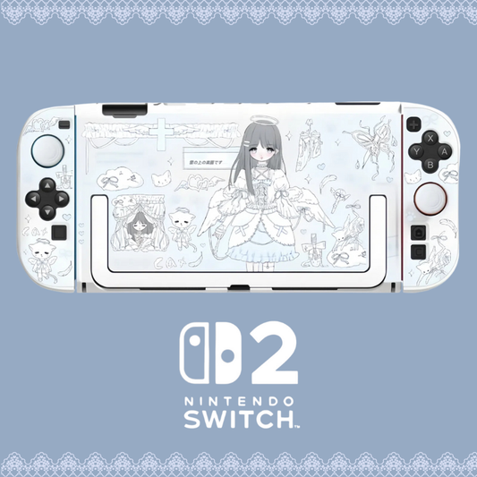MoeMolly Angelic Girl Nintendo Switch 2 Protective Case