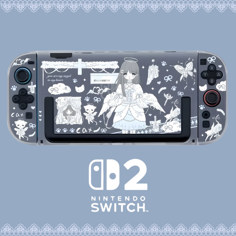 MoeMolly Angelic Girl Nintendo Switch 2 Protective Case