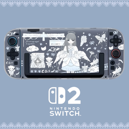 MoeMolly Angelic Girl Nintendo Switch 2 Protective Case