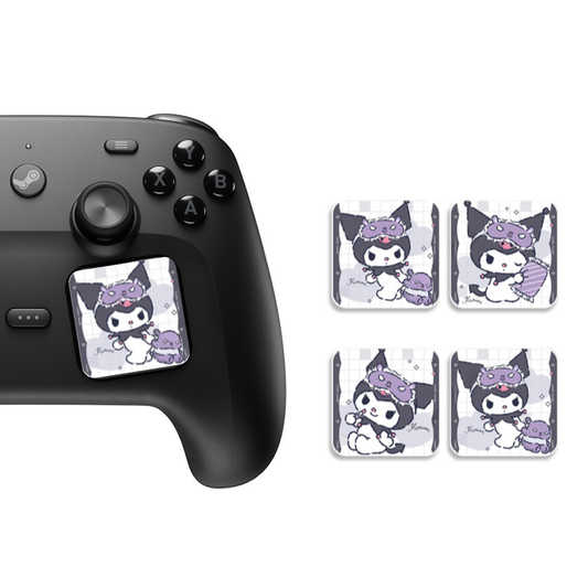 MoeMolly Steam Controller Trackpad Protector Stickers-Lilac Kuromi