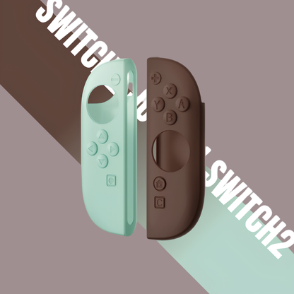 MoeMolly Contrast Color Soft Silicone Joy-Con Cover for Nintendo Switch 2