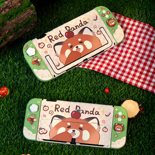 MoeMolly Red Panda Nintendo Switch 2 Protective Case (Fall Limited)