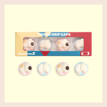 MoeMolly Thumb Grips for Nintendo Switch 2 & Steam Deck OLED-Kitten Cake