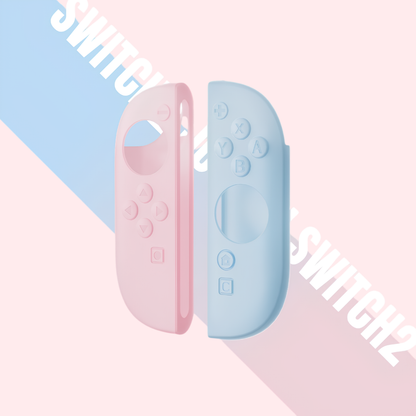MoeMolly Contrast Color Soft Silicone Joy-Con Cover for Nintendo Switch 2