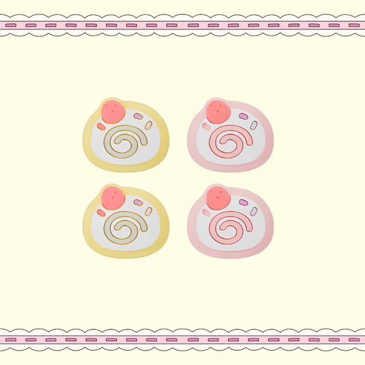 MoeMolly Thumb Grips for Nintendo Switch 2-Roll Cake