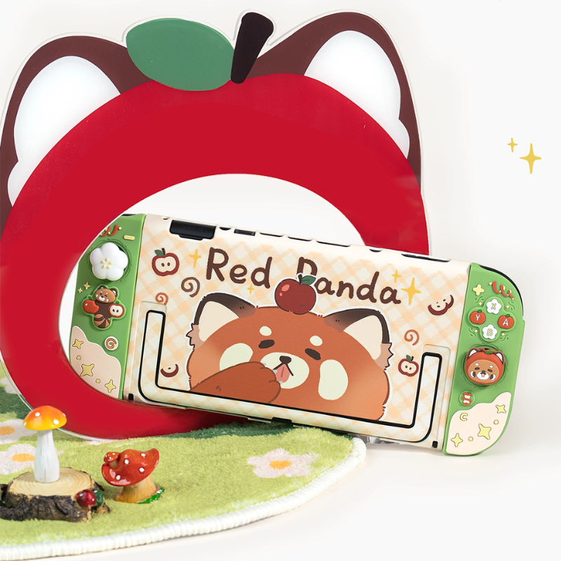 MoeMolly Red Panda Nintendo Switch 2 Protective Case (Fall Limited)