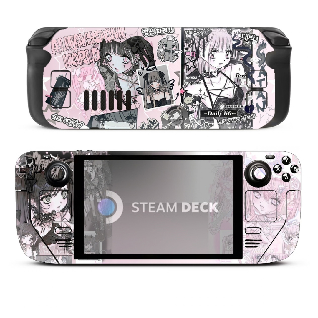 MoeMolly Aesthetic Steam Deck Vinyl Skin-Always DOMI World