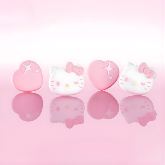 MoeMolly Thumb Grips for Nintendo Switch 2-Shining Hello Kitty