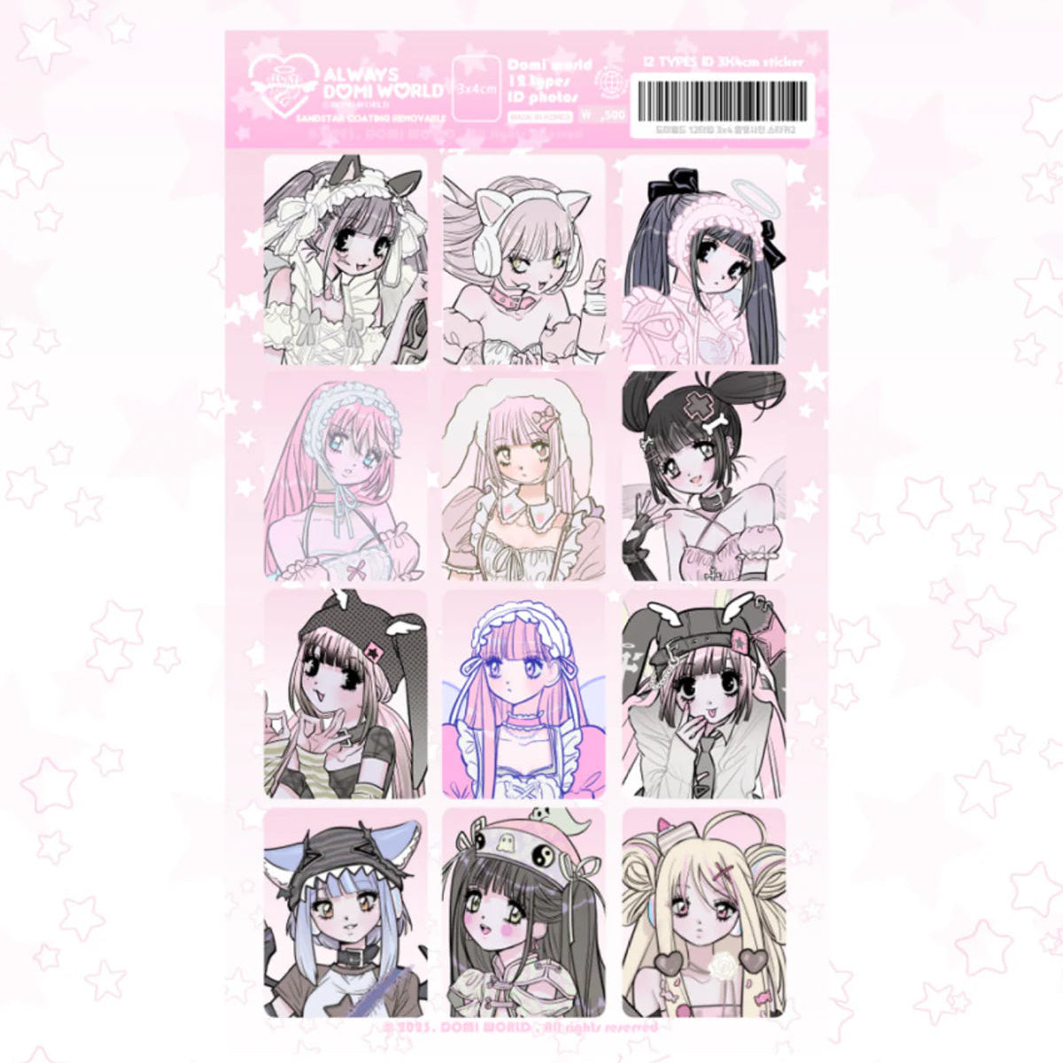 MoeMolly DOMI ID-02 Photo Sticker