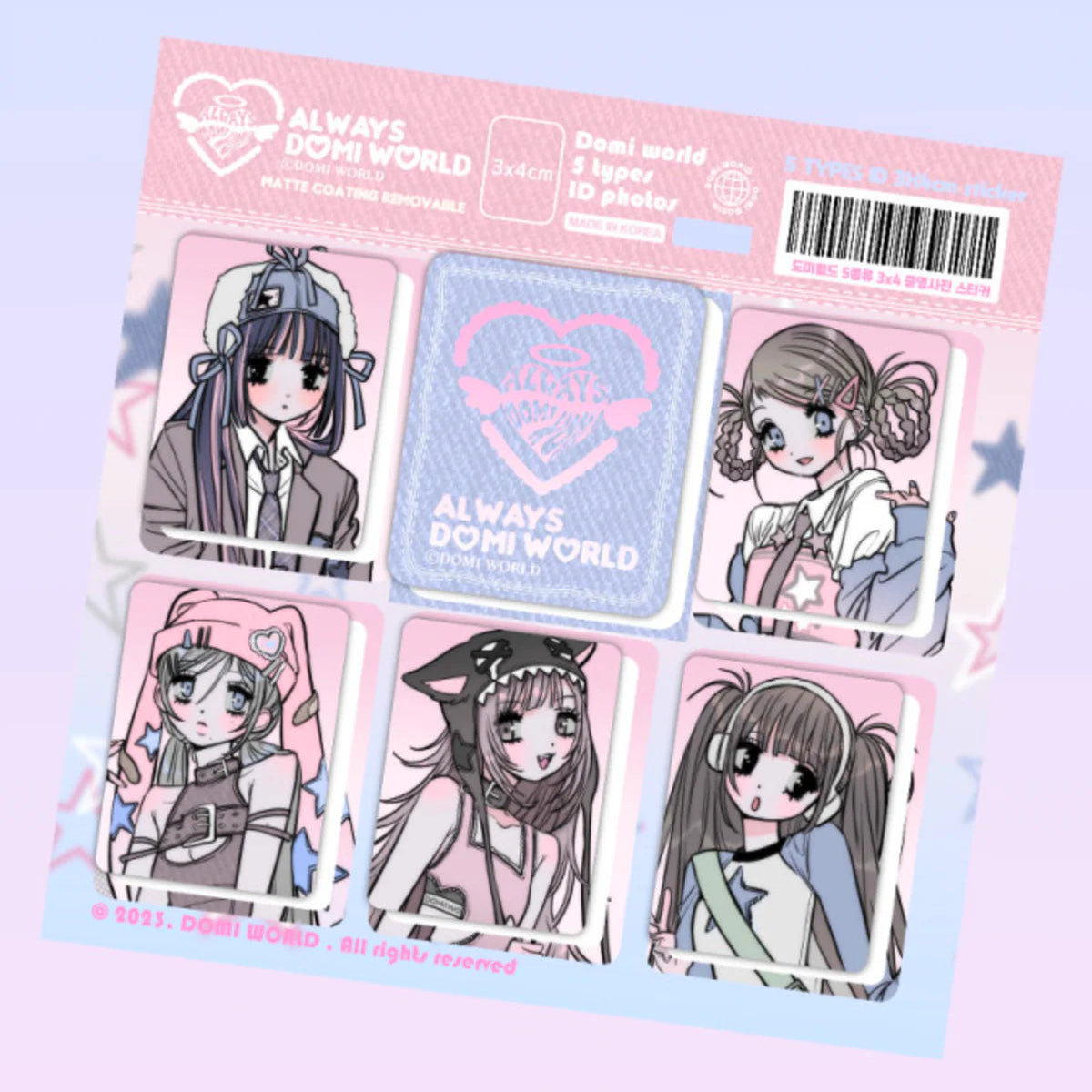 MoeMolly DOMI Daily Look ID-01 Photo Sticker