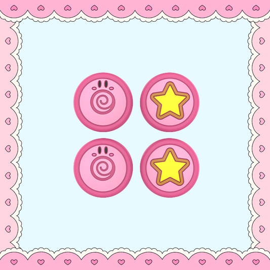 MoeMolly Thumb Grips for Nintendo Switch 2 & Steam Deck OLED-Kirby Star