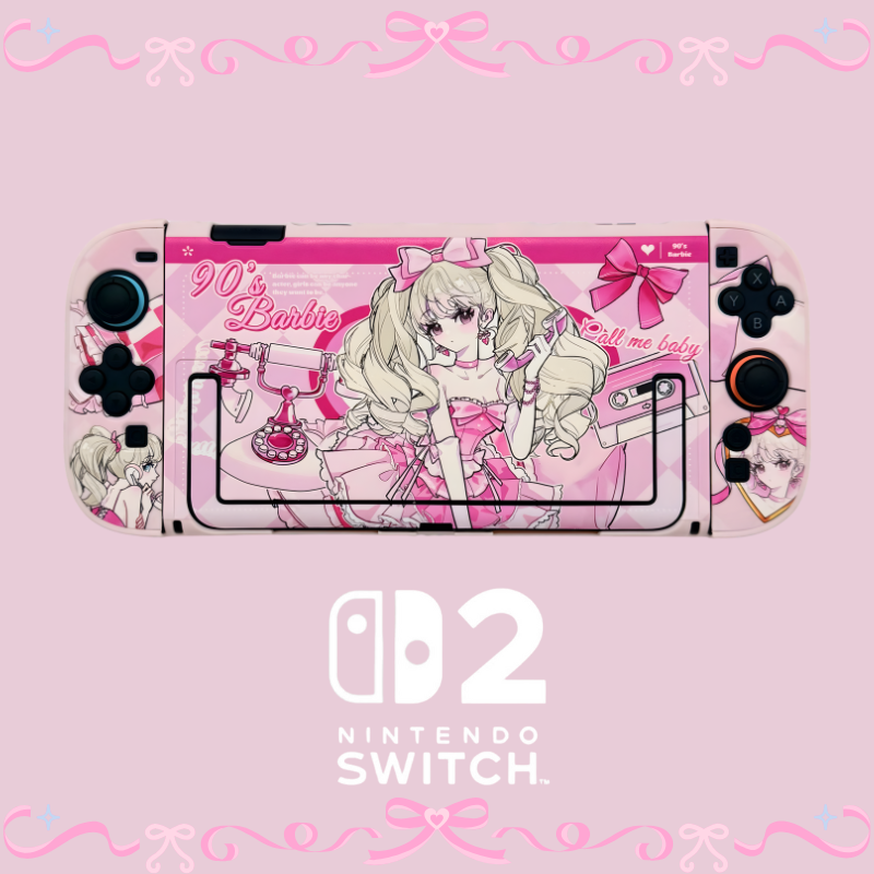 MoeMolly Nintendo Switch 2 Protective Case-90's Barbie