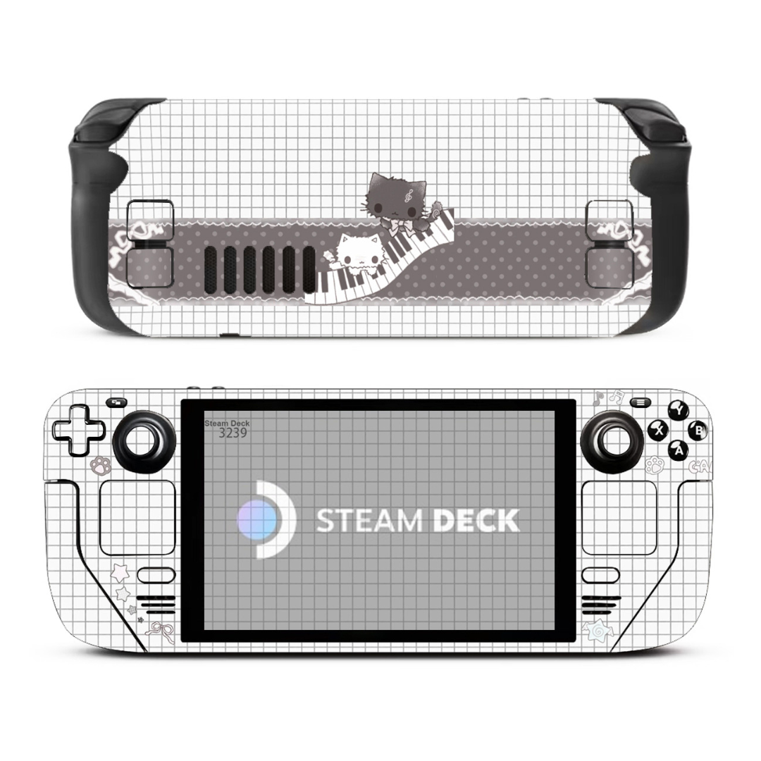 MoeMolly Musical Kitty Steam Deck Skin Sticker