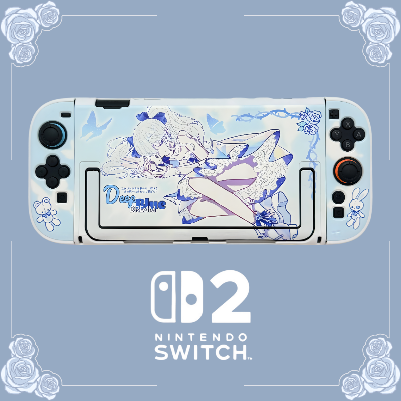 MoeMolly Nintendo Switch 2 Protective Case-Deep Blue Dream