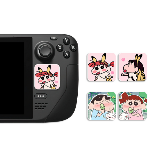 MoeMolly Shin-chan Steam Deck Trackpads Protector Skin Stickers